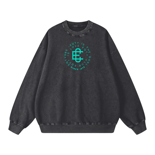 EQTY CLUB CREW NECK "TIFFANY"